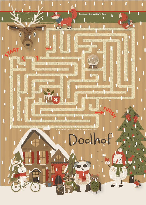 Puzzels - Kinder Puzzel Magazine winter editie 2025